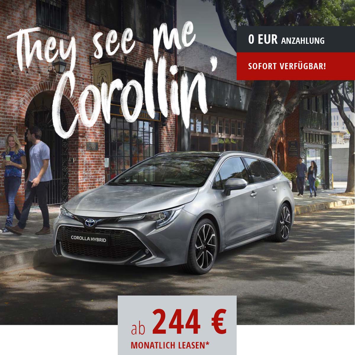 Toyota Corolla Touring Sports, 1,8-l-Hybrid, Business Edition,<br>Stufenloses Getriebe
