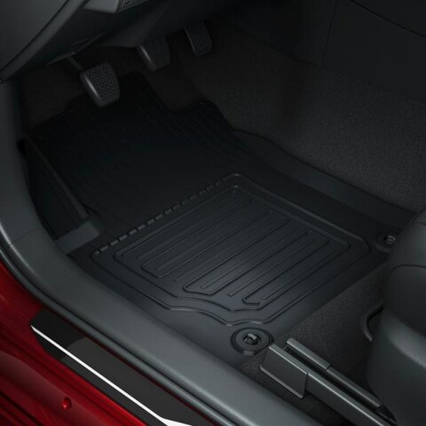 Vollständige Abdeckung Auto Fußmatten, Für Toyota Corolla crsos 2021-2023  Leder Wasserdicht Tragen Anti Rutsch Automatten Innenraumschutz  ZubehöR,B/Black+Blue : : Auto & Motorrad
